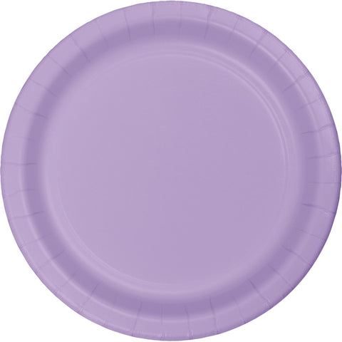Luncheon Plate Round Luscious Lavender 24pc