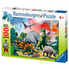 Ravensburger Among the Dinosaurs Puzzle 100pc XXL Ravensburger Among the Dinosaurs Puzzle 100pc XXL