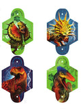 Jurassic World Blowouts with Medallions Pk8