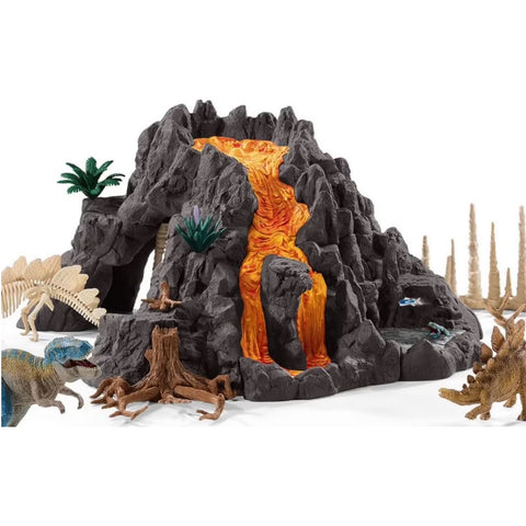 Giant Volcano with TRex Schleich & friends