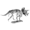 Triceratops Skeleton - 3D Metal Model Kit