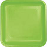 Plate square paper in fresh Lime 18Pk
