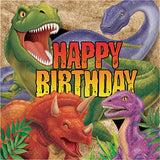 Happy Birthday Dino Blast Napkins 16Pk