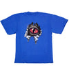 DInoGear Dinosaur T-Shirt in Blue - Back View