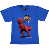DInoGear Dinosaur T-Shirt in Blue - Front View