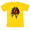 DInoGear Dinosaur T-Shirt in Yellow - Back View