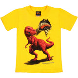 DInoGear Dinosaur T-Shirt in Yellow - Front View