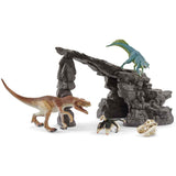 Dinosaurs with Small Cave Box set by Schleich