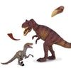 Tyrannosaurus Rex & Velociraptor with tooth & claw-Box set