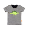 Stegosaurus T Shirt with navy stripe